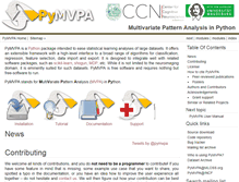 Tablet Screenshot of dev.pymvpa.org
